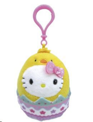Hello Kitty Chick Easter Clip On Plush