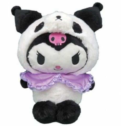 Kuromi Black Panda 10" Plush