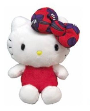 Hello Kitty Handafuda 7" Plush