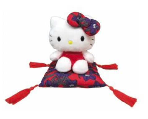 Hello Kitty Hanafuda Sitting Plush