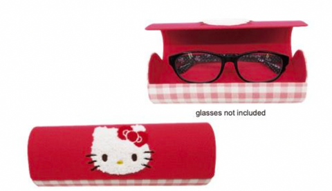Sanrio Characters Chenille Gingham Glasses Case