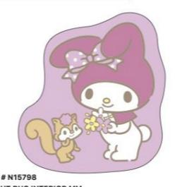 My Melody Interior Diecut Rug