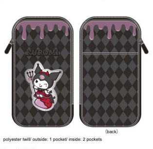 Kuromi Strawberry Pouch