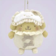 Pompompurin Pajamas Mascot w Ball Chain