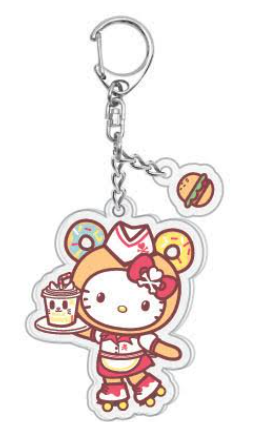 tokidoki x Hello Kitty Drive-in Acrylic Keychain