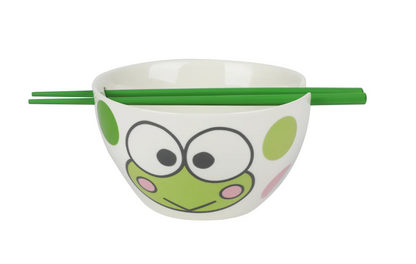 Keroppi Ramen Bowl with Chopsticks