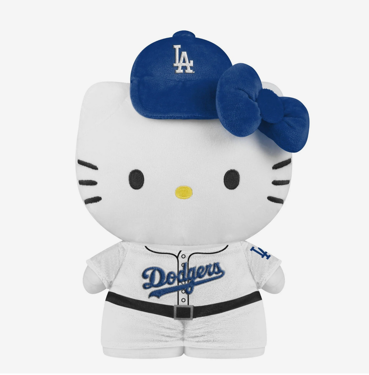 Hello Kitty Los Angeles Dodgers Team Color Bow Jersey Plush