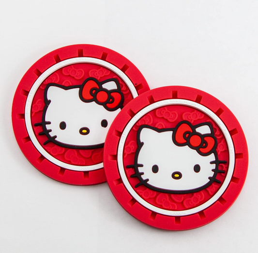 Hello Kitty Bow Coasters 2pc