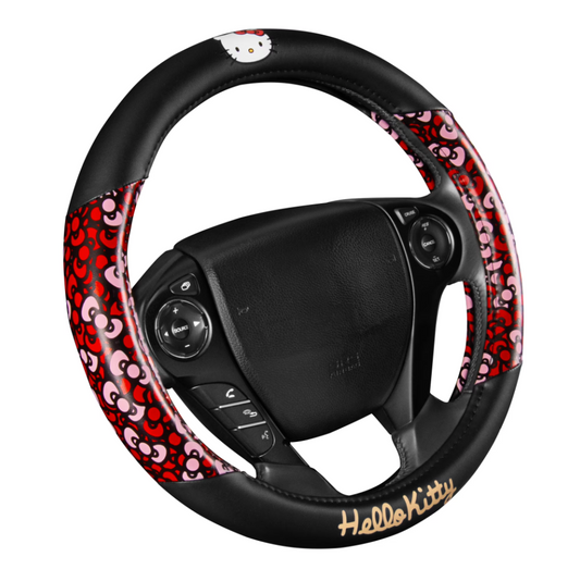Hello Kitty Bows Steering Wheel Cover