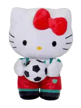 Hello Kitty USA & Mexico Soccer Jersey 6" Plush