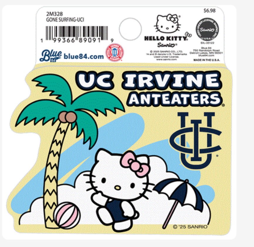 UCI Gone Surfing Sticker