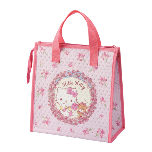 Hello Kitty Floral Wreath Insulated Lunch Bag