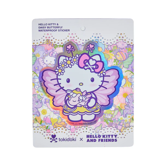 tokidoki x Hello Kitty and Friends Butterfly Garden Hello Kitty and Daisy Butterfly Sticker