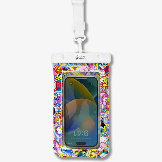 Sonix x Sanrio Waterproof Phone Pouch - Hello Kitty and Friends Stickers