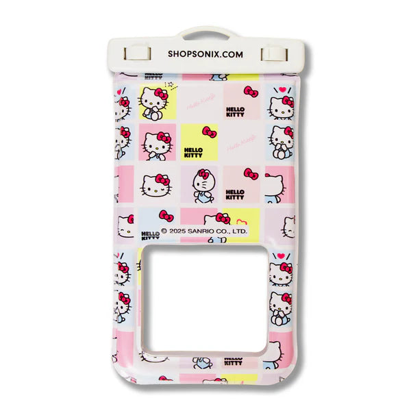 Sonix x Sanrio Waterproof Phone Pouch- Hello Kitty Grid