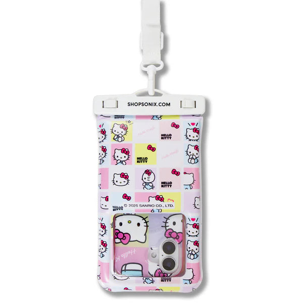 Sonix x Sanrio Waterproof Phone Pouch- Hello Kitty Grid