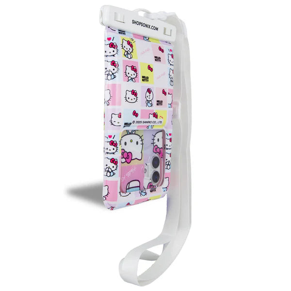 Sonix x Sanrio Waterproof Phone Pouch- Hello Kitty Grid