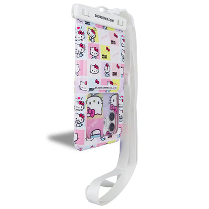Sonix x Sanrio Waterproof Phone Pouch- Hello Kitty Grid