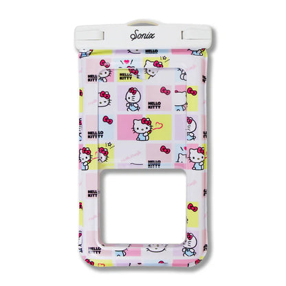 Sonix x Sanrio Waterproof Phone Pouch- Hello Kitty Grid