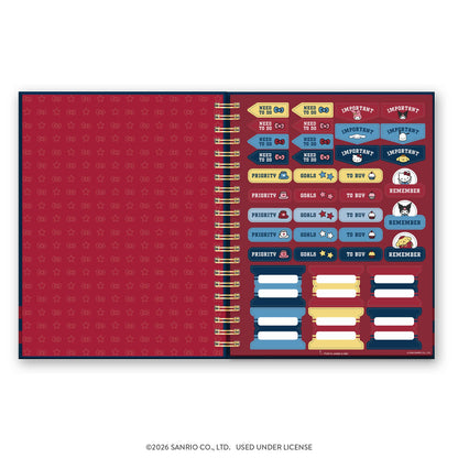 Hello Kitty and Friends Varsity Extra-Large Spiral Notebook