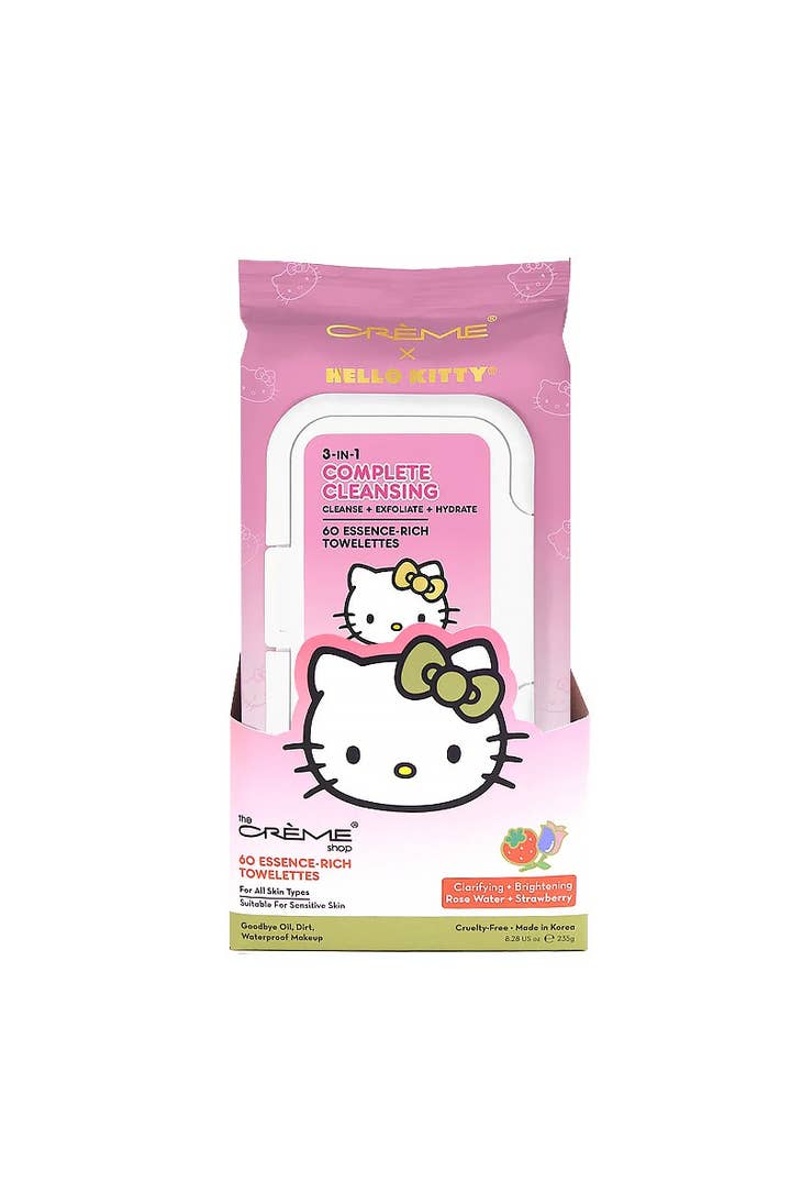 Hello Kitty 3-in-1 Complete Cleansing Essence-Rich Towelettes
