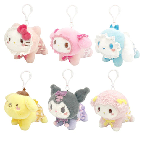 Sanrio Characters Baby Plush Mascot Clip-on