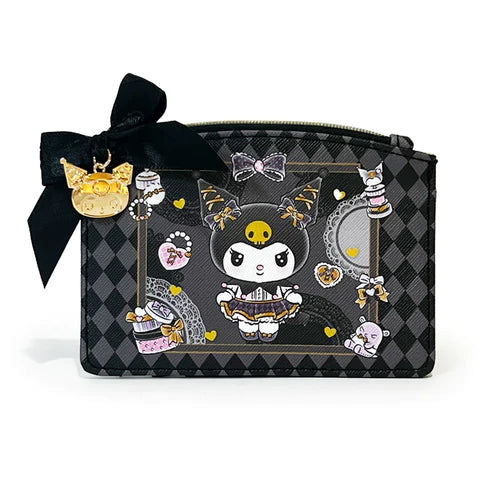 Kuromi Ribbon Card and Coin Case