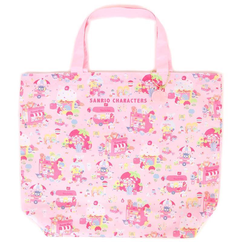 Sanrio Characters Fruit Stand Fancy Shop Reusable Shopping Bag