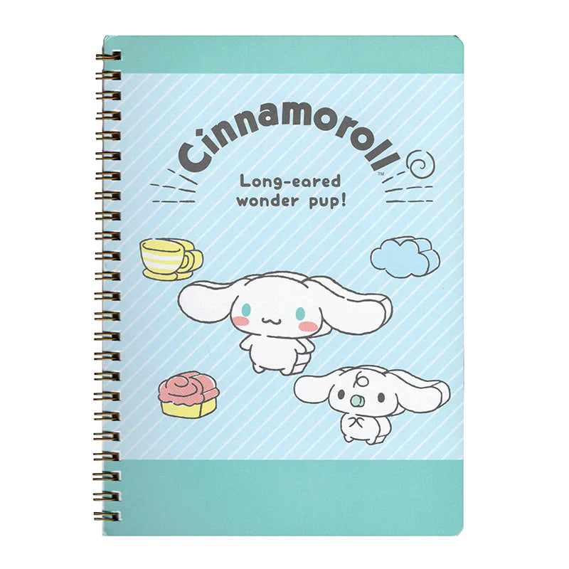 Cinnamoroll and Milk Spiral Notebook