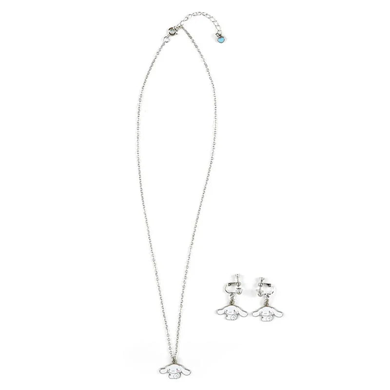 Sanrio Characters Necklace and Earrings Set