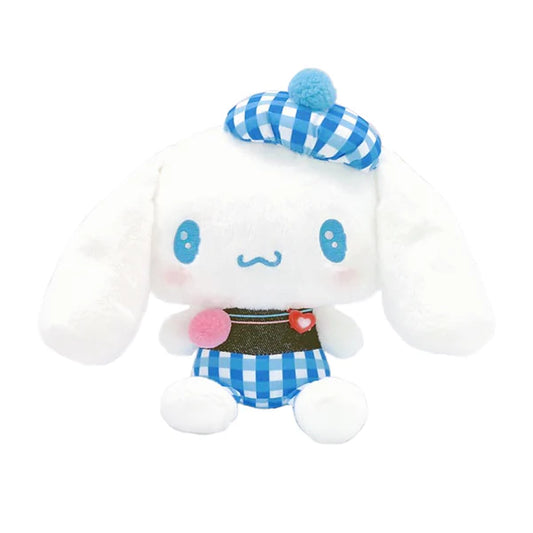 Cinnamoroll Gingham Denim 8" Plush