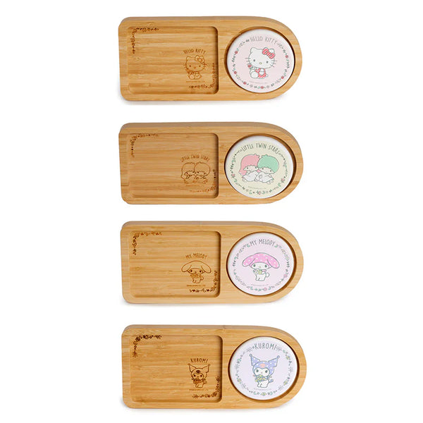 Sanrio Characters Wooden Tray and Coaster