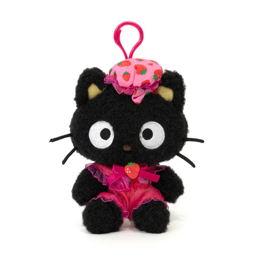 Chococat Strawberry Dress Mascot with Ball Chain