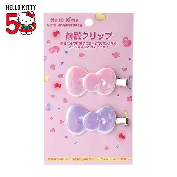 Hello Kitty 50th Birthday Hair Clips