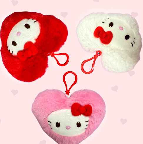 Hello Kitty Luv Heart Mascot Clip On