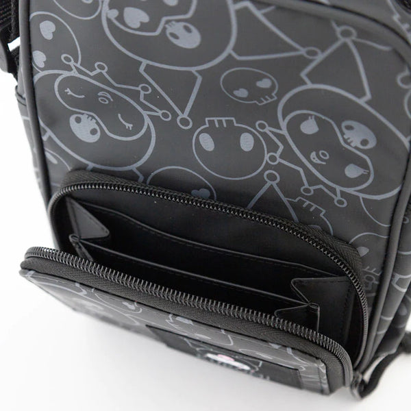 Kuromi Silhouette Shoulder Pouch with Card Case