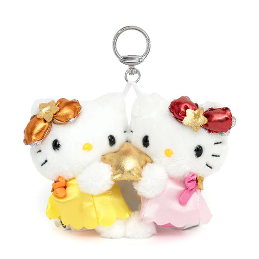 Hello Kitty Zodiac Gemini Mascot Plush Keychain