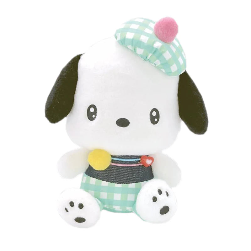 Pochacco Gingham Denim 8" Plush