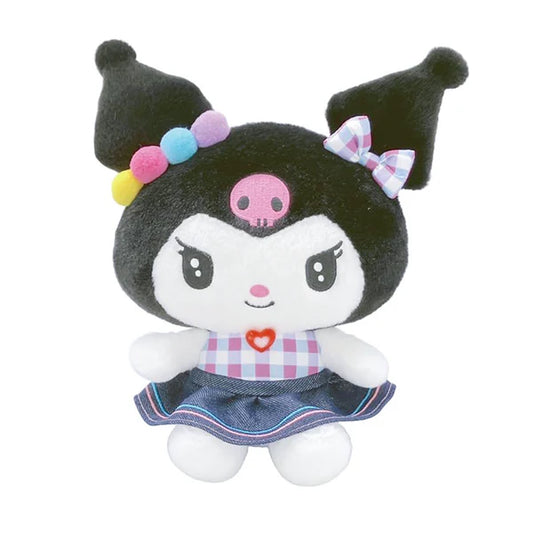 Kuromi Gingham Denim 8" Plush