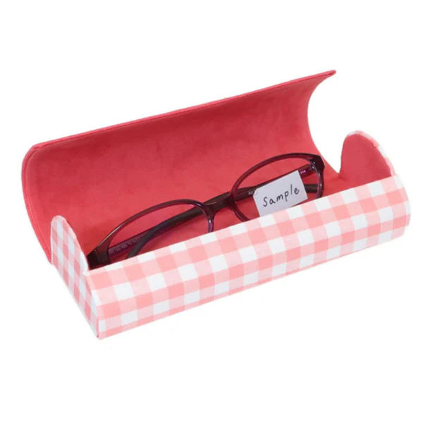 Sanrio Characters Chenille Gingham Glasses Case