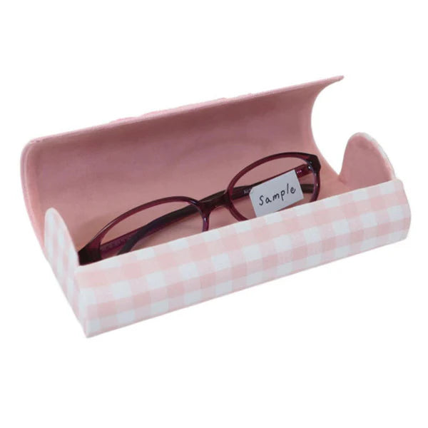 Sanrio Characters Chenille Gingham Glasses Case