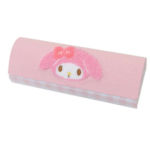 Sanrio Characters Chenille Gingham Glasses Case