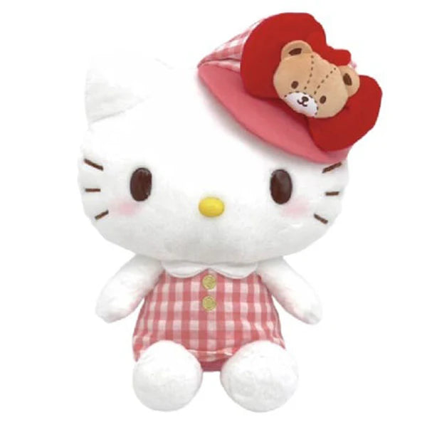 Sanrio Characters Gingham Casquette 11" Plush