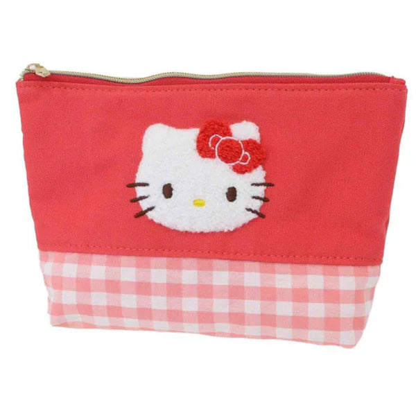 Sanrio Characters Chenille Gingham Pouch