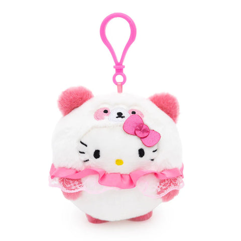 Hello Kitty Pink Panda Mascot Clip On