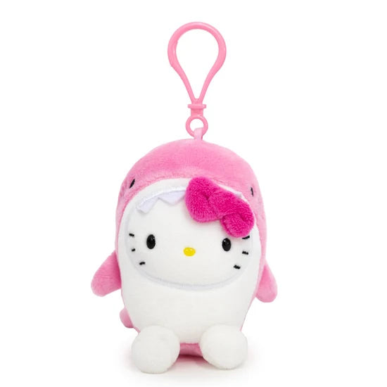 Hello Kitty Pink Shark Mascot Clip On