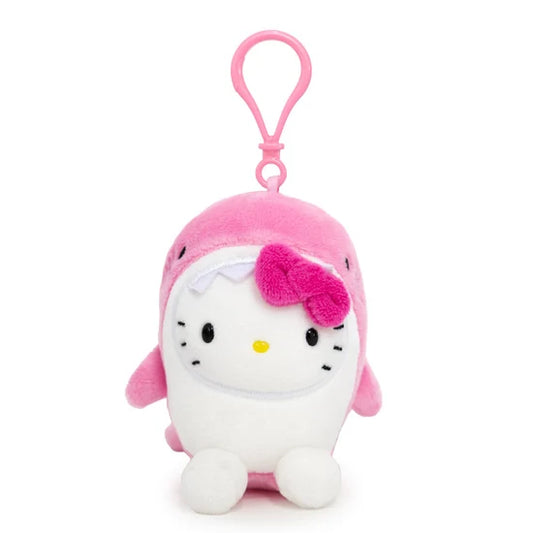 Hello Kitty Pink Shark Mascot Clip On