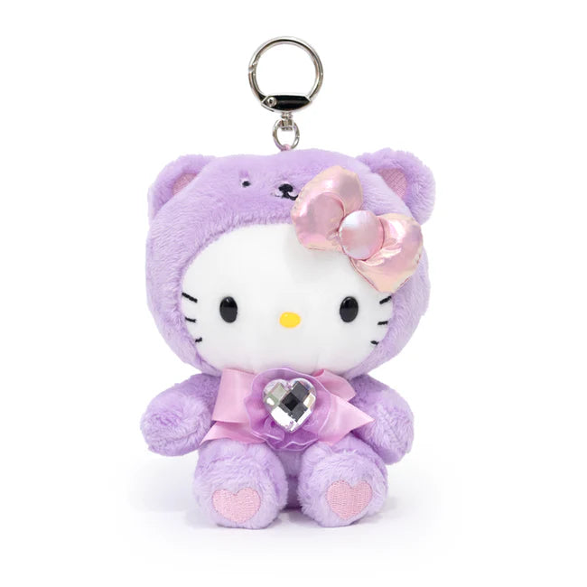 Hello Kitty February Birthstone Plush Mascot Clip-On