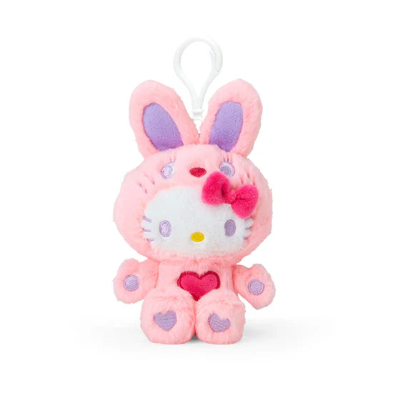 Hello Kitty Colorful Bunny Pink Mascot Keychain