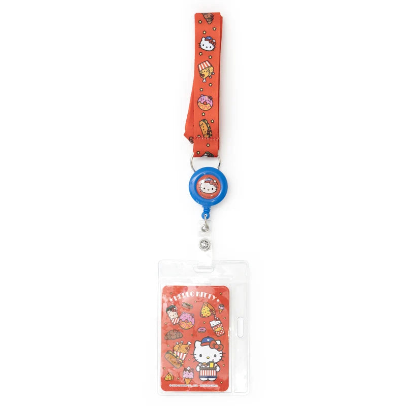 Hello Kitty Food Court Key Leash Lanyard
